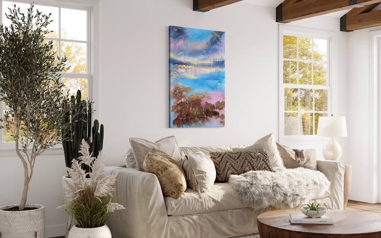 Original Abstract Nature Painting by Vera Hoi