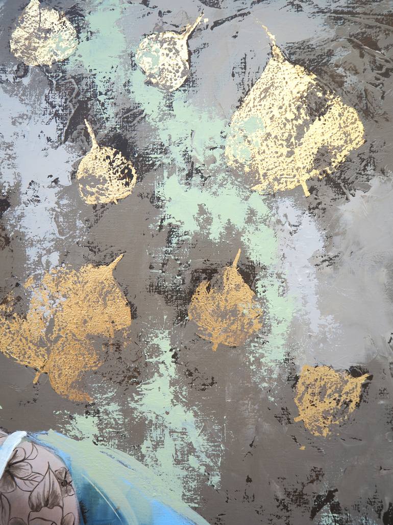 Original Figurative Women Painting by Sylvie  Julkowski-Egard