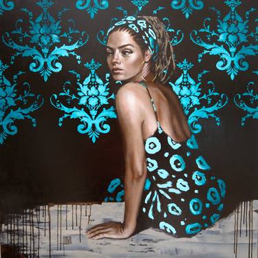 Original Figurative Women Paintings by Sylvie JULKOWSKI-EGARD