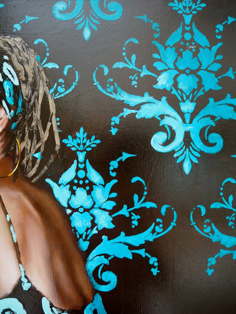 Original Figurative Women Painting by Sylvie  Julkowski-Egard