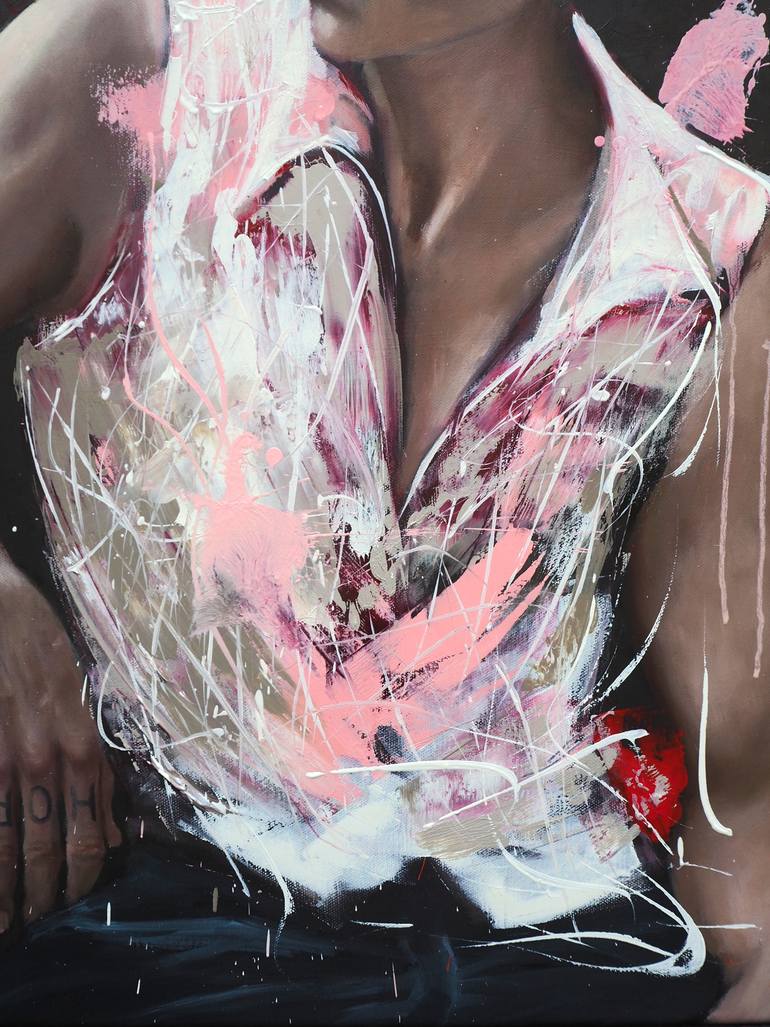 Original Figurative Men Painting by Sylvie  Julkowski-Egard