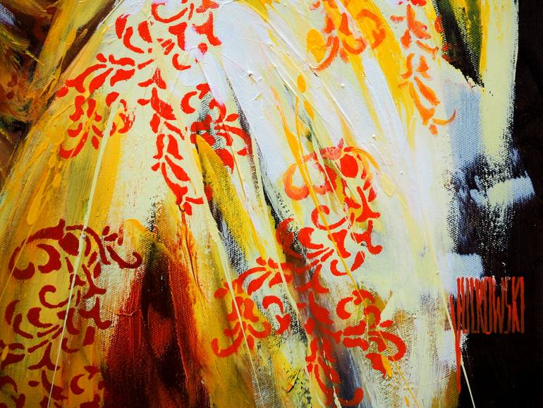 Original Contemporary Women Painting by Sylvie  Julkowski-Egard