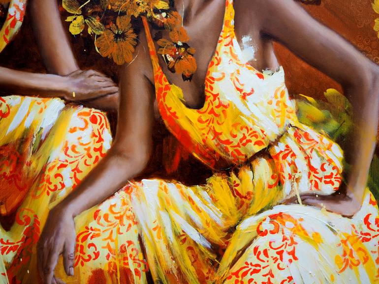 Original Contemporary Women Painting by Sylvie  Julkowski-Egard