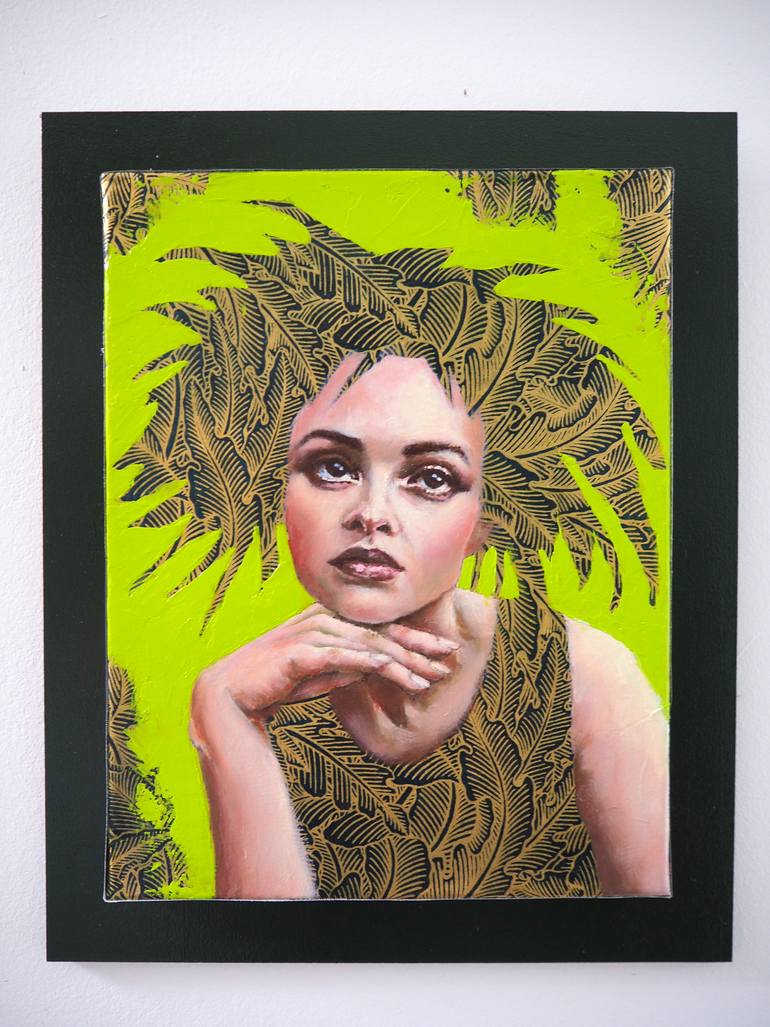 Original Contemporary Women Painting by Sylvie  Julkowski-Egard
