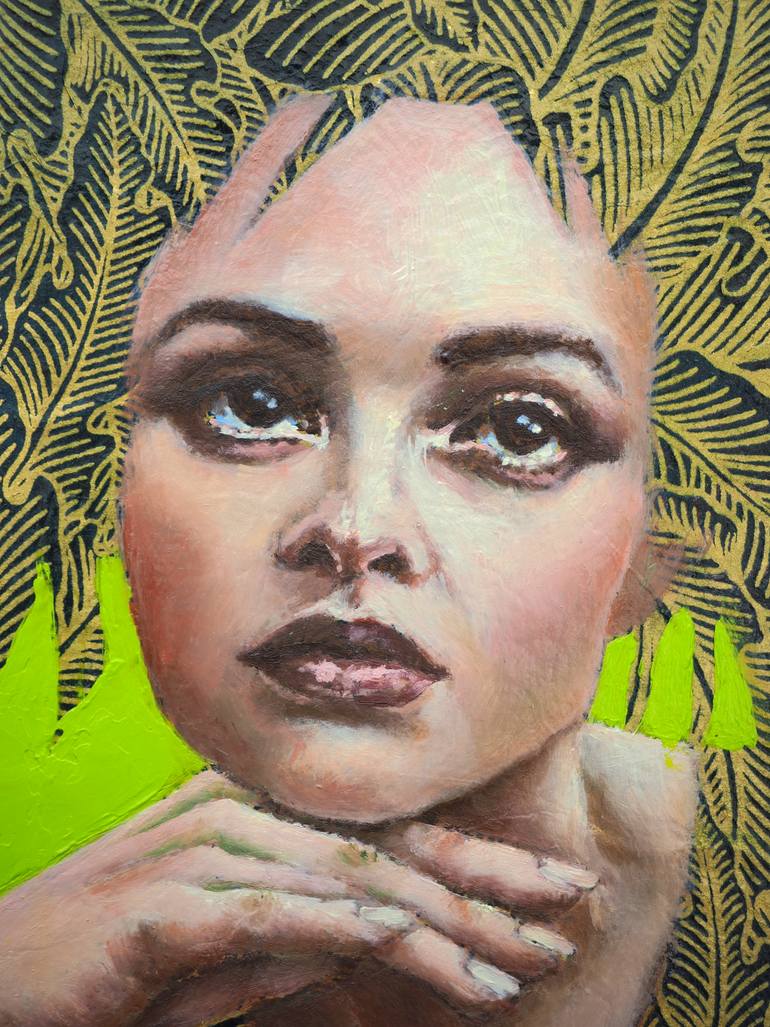 Original Contemporary Women Painting by Sylvie  Julkowski-Egard