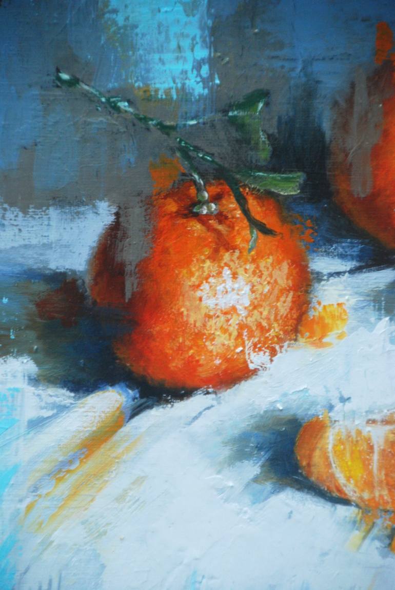 Original Figurative Still Life Painting by Sylvie  JULKOWSKI-EGARD