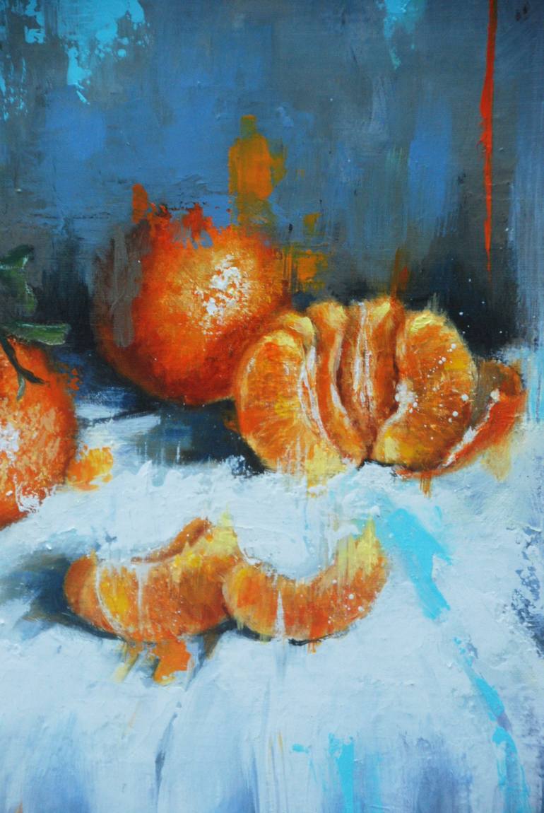 Original Figurative Still Life Painting by Sylvie  JULKOWSKI-EGARD