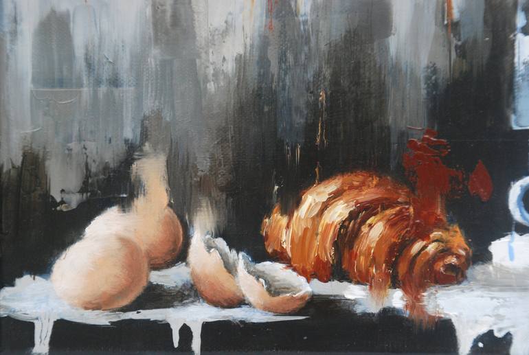 Original Still Life Painting by Sylvie  JULKOWSKI-EGARD