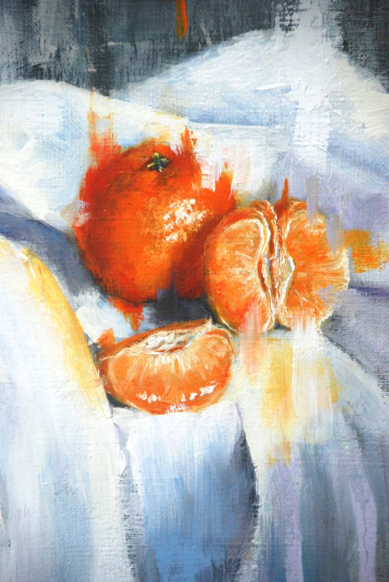 Original Figurative Still Life Painting by Sylvie  Julkowski-Egard