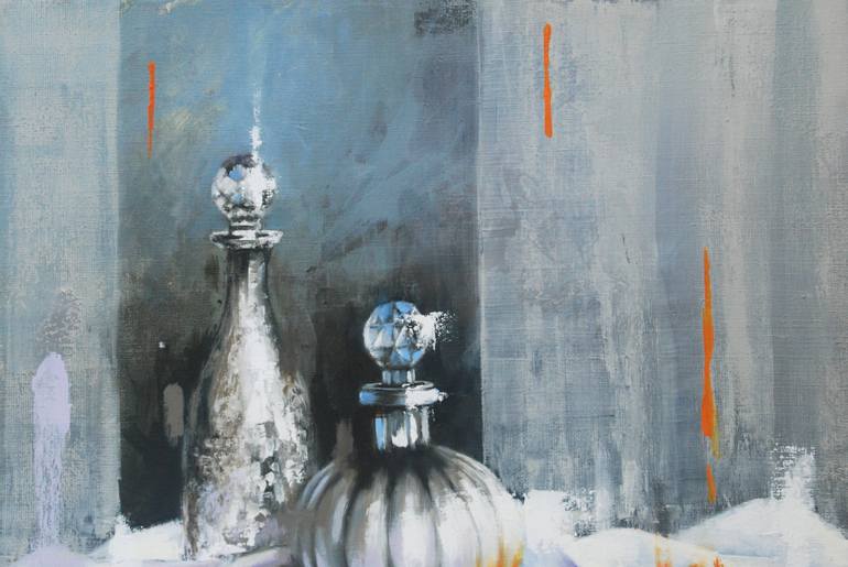 Original Figurative Still Life Painting by Sylvie  Julkowski-Egard