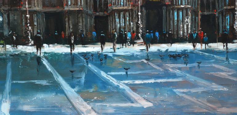 Original Figurative Architecture Painting by Sylvie  Julkowski-Egard