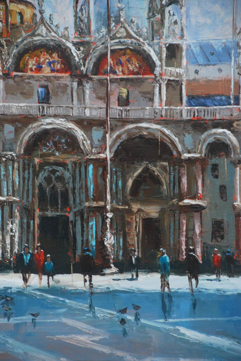 Original Figurative Architecture Painting by Sylvie  Julkowski-Egard