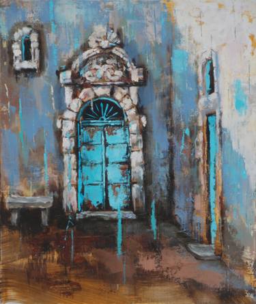 Original Figurative Cities Paintings by Sylvie JULKOWSKI-EGARD