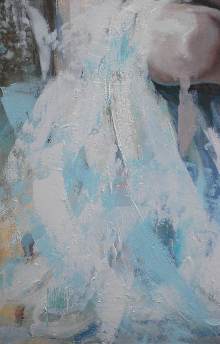 Original Figurative Women Painting by Sylvie  Julkowski-Egard