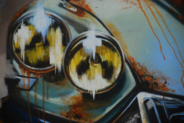 Original Figurative Cities Painting by Sylvie  Julkowski-Egard