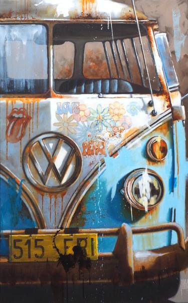 Combi VW seventies thumb