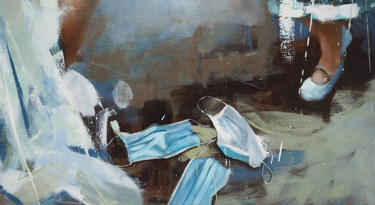 Original Impressionism Women Painting by Sylvie  JULKOWSKI-EGARD