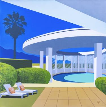Original Pop Art Architecture Paintings by Vitaly Moiseev