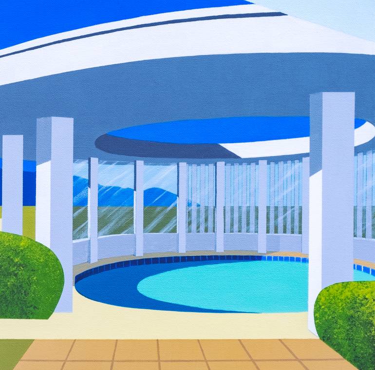 Original Contemporary Architecture Painting by Vitaly Moiseev