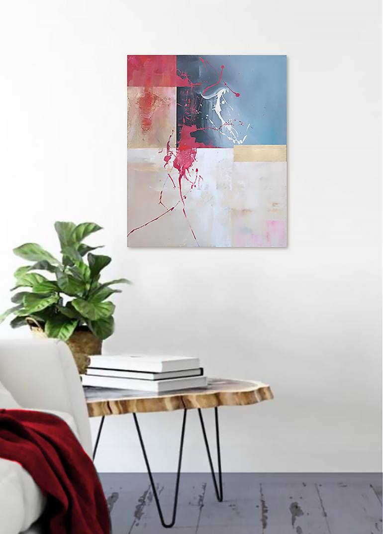 Original Abstract Painting by Vitaly Moiseev