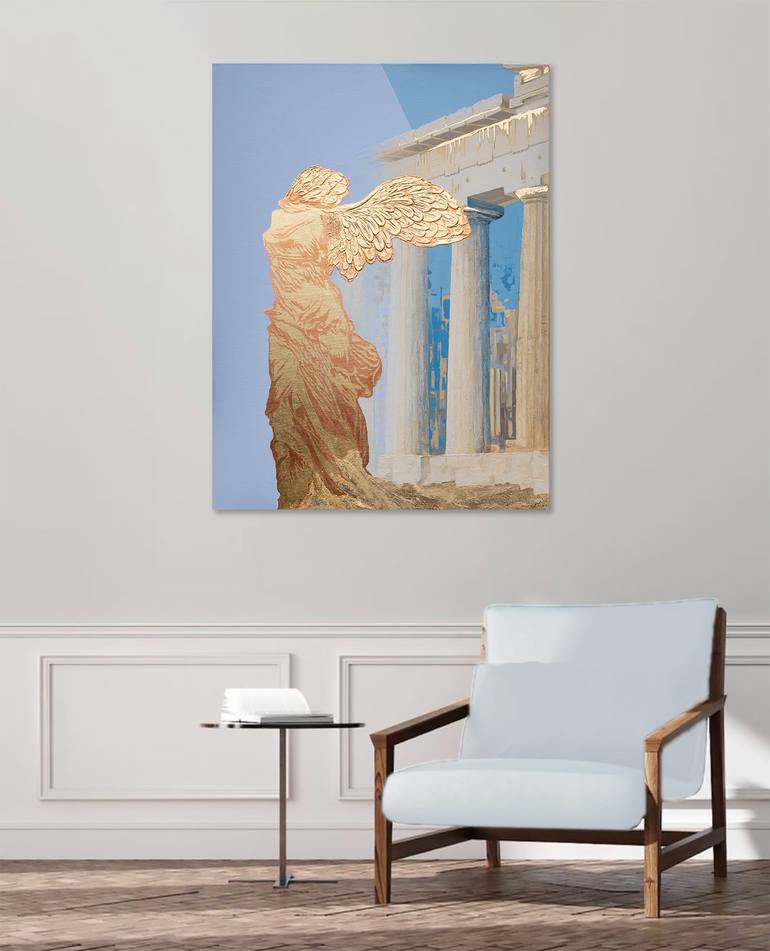 Original Conceptual Abstract Painting by Vitaly Moiseev