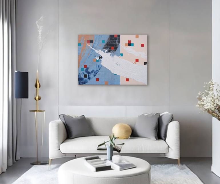 Original Contemporary Abstract Painting by Vitaly Moiseev