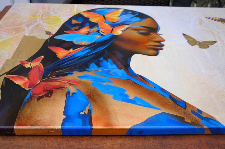 Original Expressionism Abstract Painting by Vitaly Moiseev
