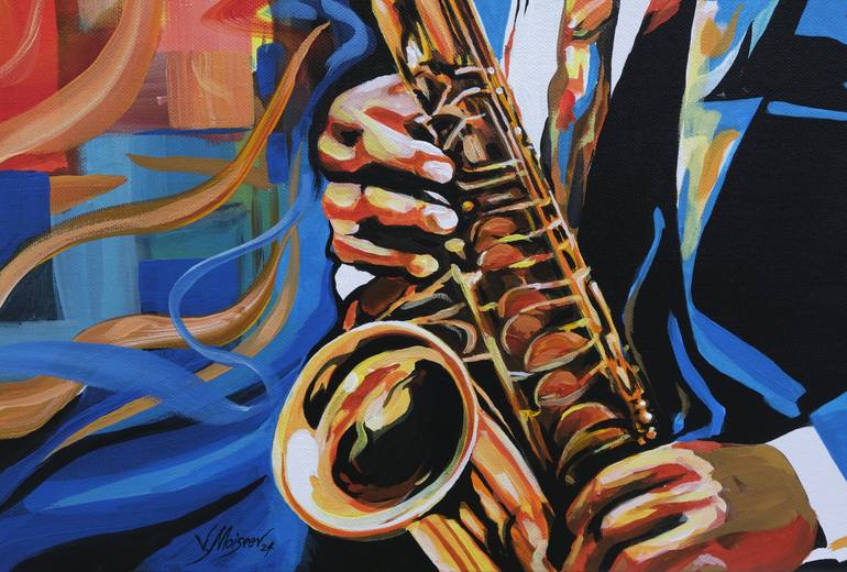 Original Music Painting by Vitaly Moiseev