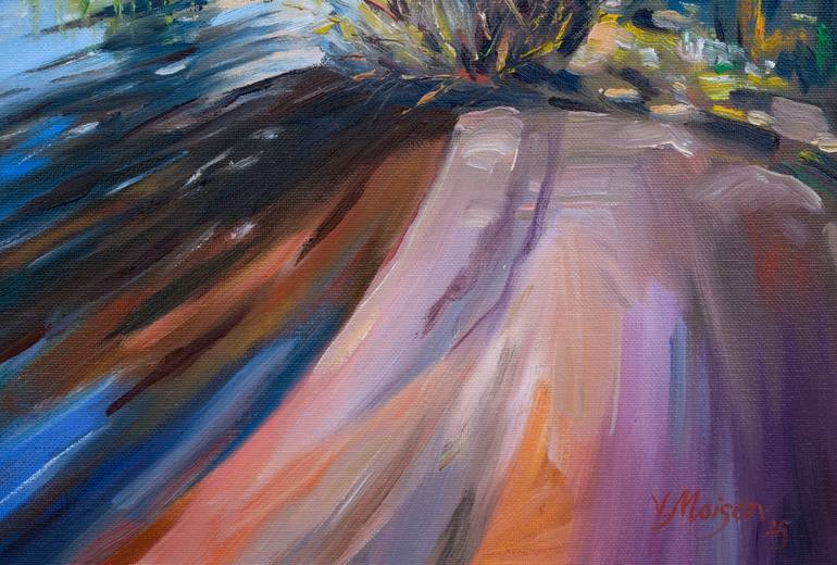 Original Abstract Expressionism Abstract Painting by Vitaly Moiseev
