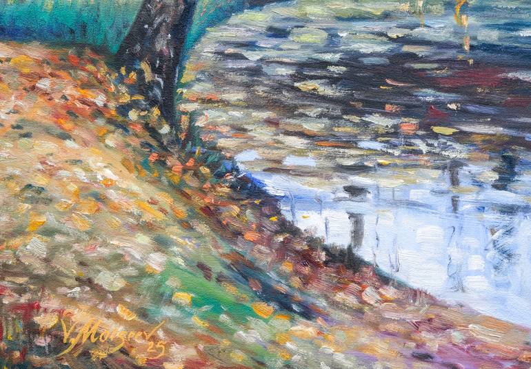 Original Abstract Expressionism Abstract Painting by Vitaly Moiseev