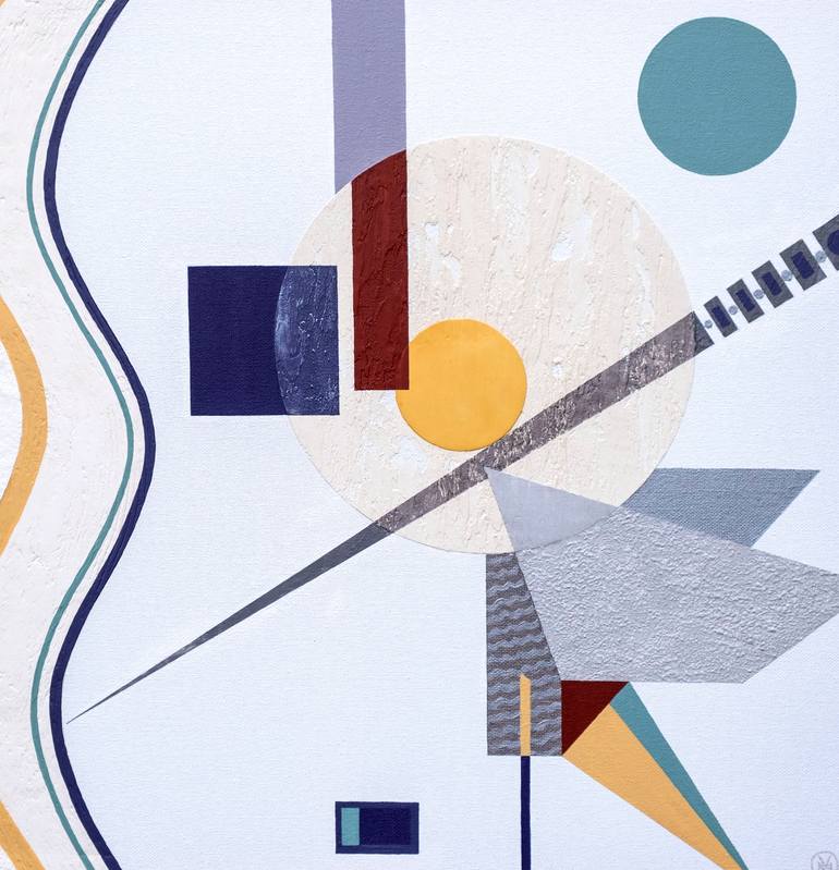 Original Abstract Expressionism Abstract Painting by Vitaly Moiseev