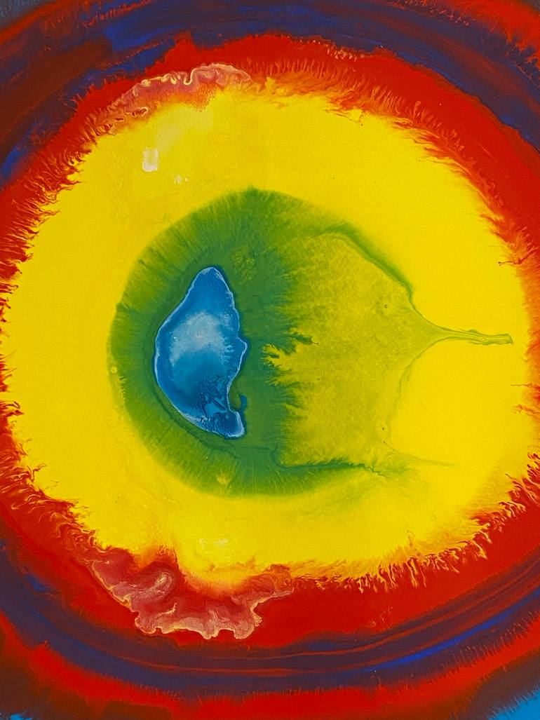 Original Expressionism Health & Beauty Painting by Takako Fujinuma