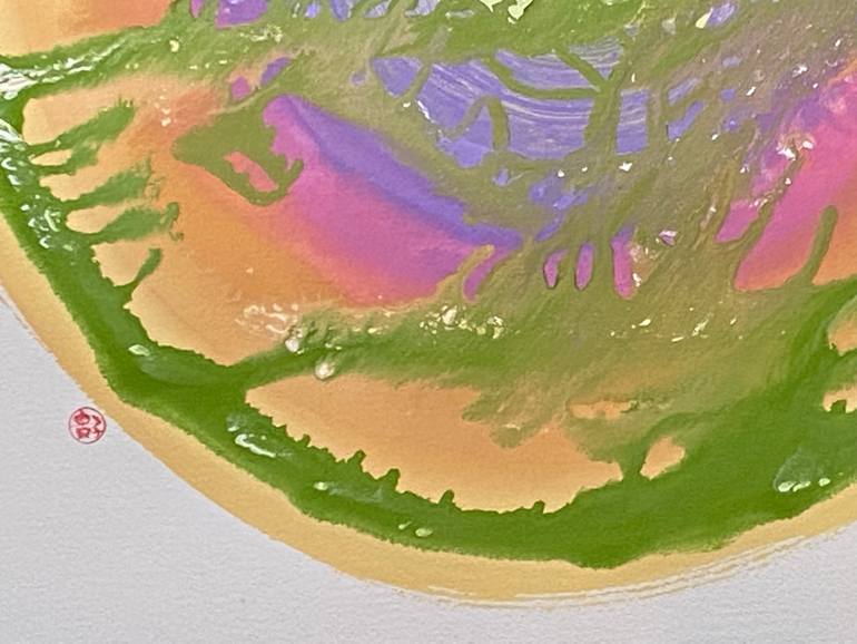 Original Expressionism Health & Beauty Painting by Takako Fujinuma