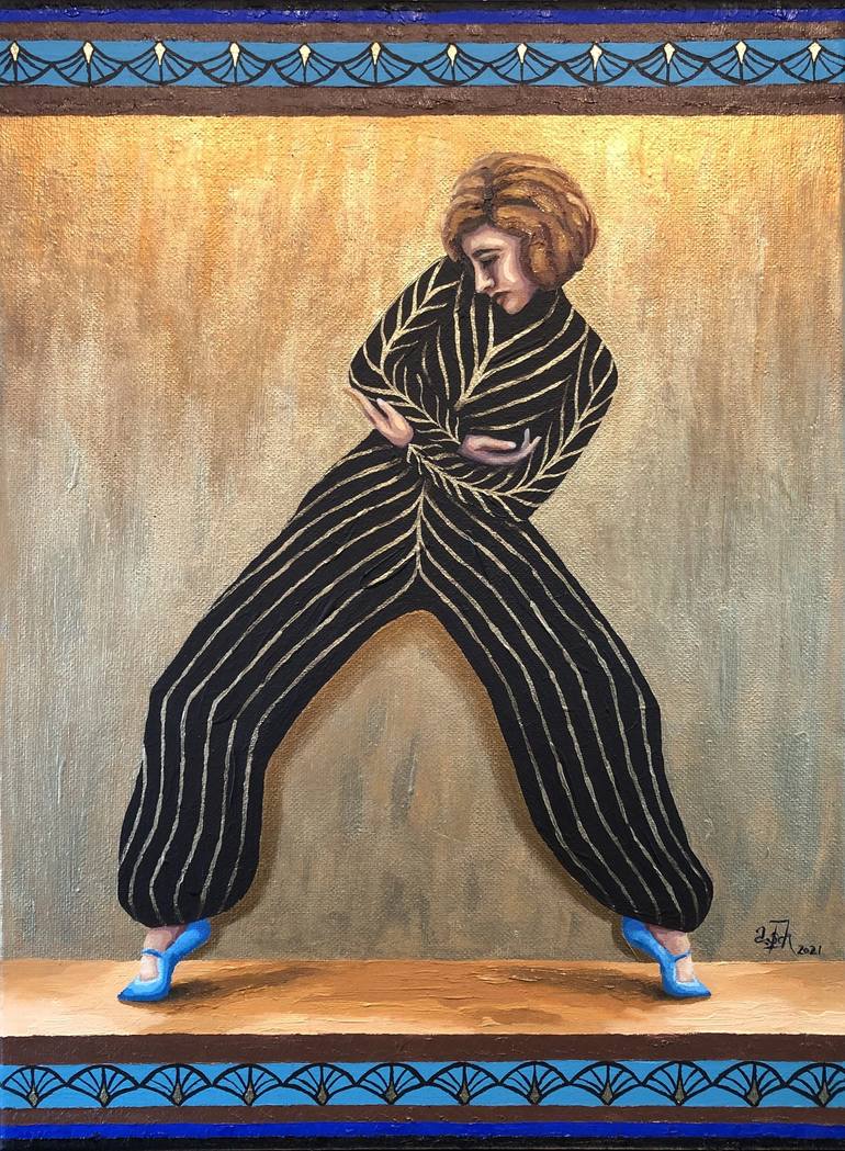 Dance Art Déco Painting by Andrea Isch | Saatchi Art