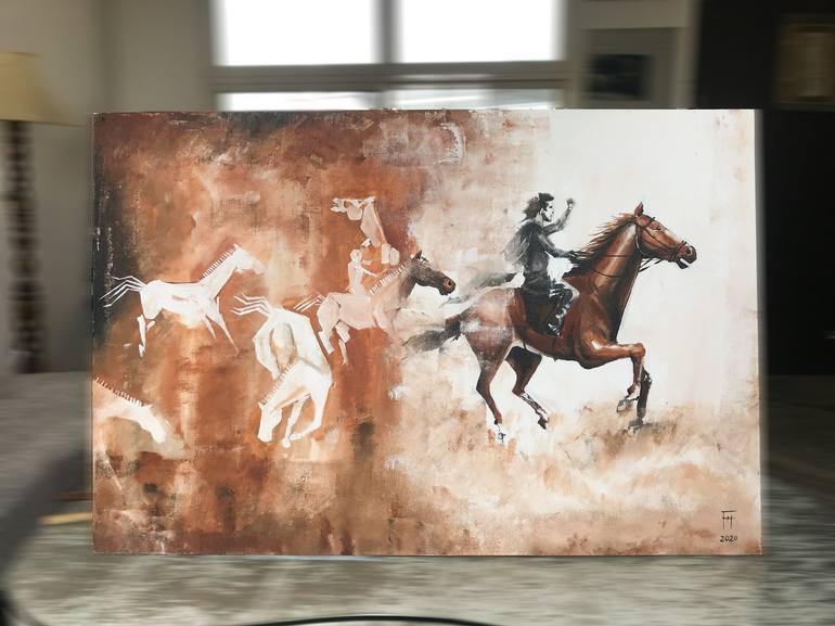 Original Horse Painting by Fauzan Mirza