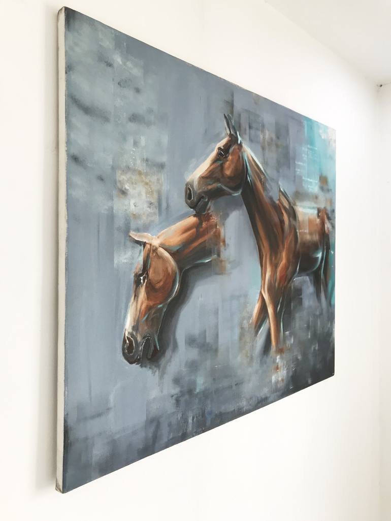 Original Horse Painting by Fauzan Mirza