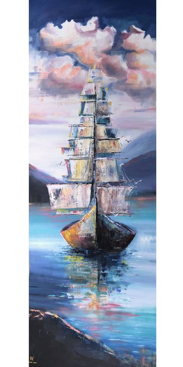 Print of Boat Paintings by Fauzan Mirza