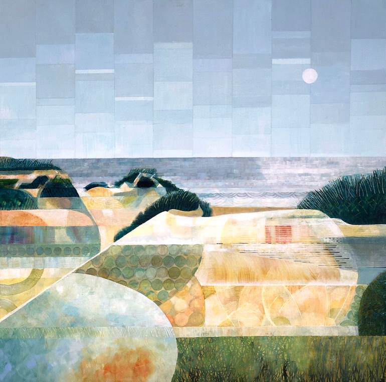 Original Expressionism Landscape Painting by Janette Ralph