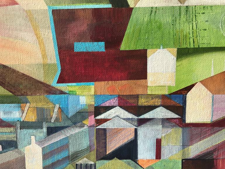 Original Expressionism Landscape Painting by Janette Ralph