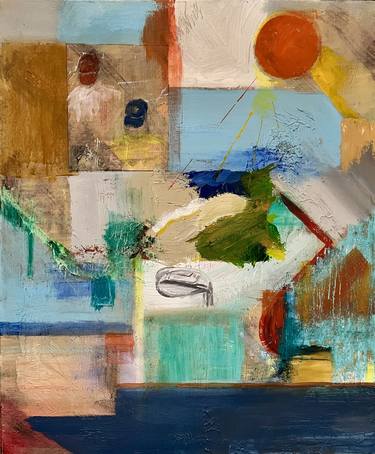 Original Abstract Sport Paintings by Robert Carroll