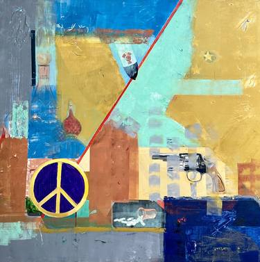 Original Abstract Popular culture Paintings by Robert Carroll