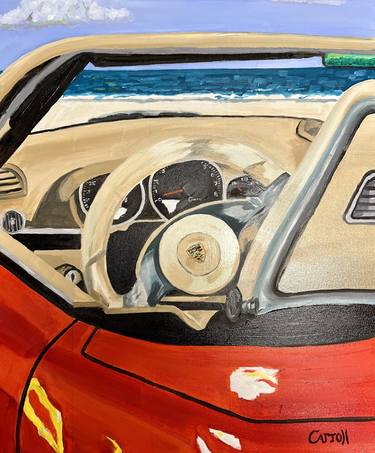 Original Realism Car Paintings by Robert Carroll