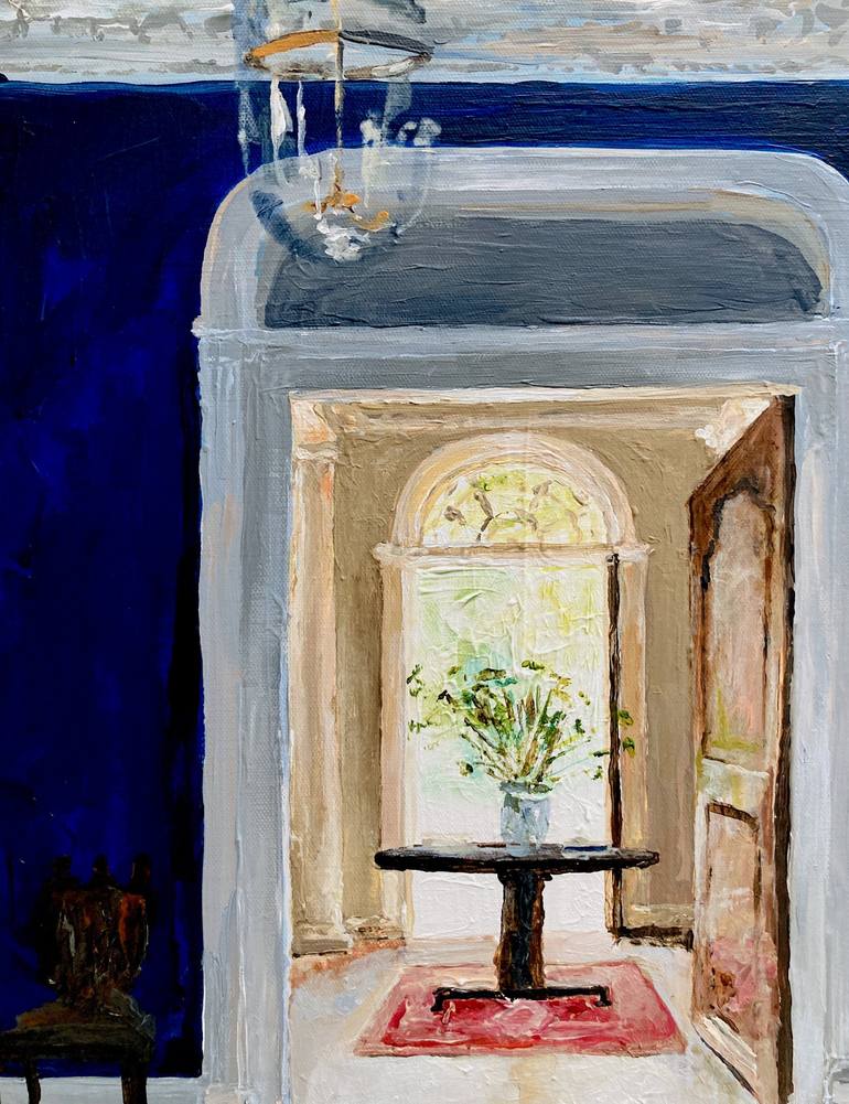 Original Interiors Painting by Martin Wojnowski