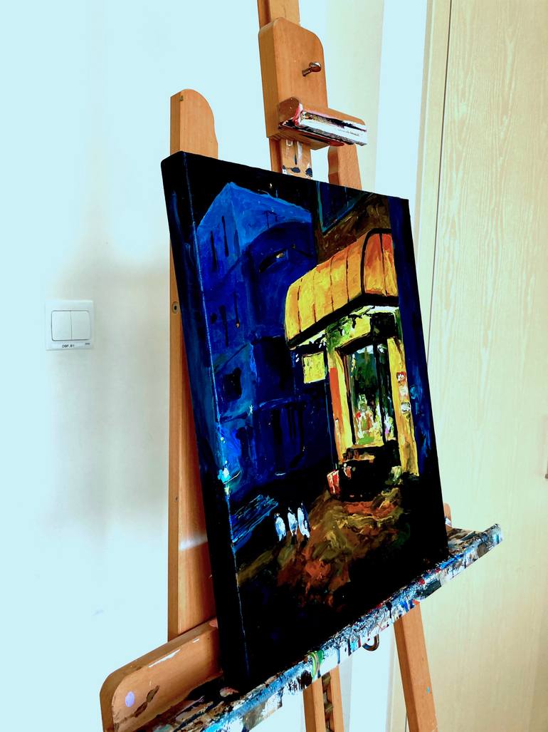 Original Contemporary Cities Painting by Martin Wojnowski