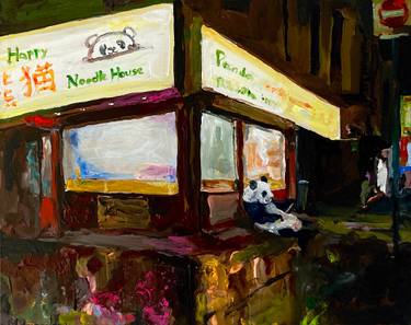 Original Contemporary Cities Painting by Martin Wojnowski