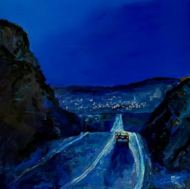 Original Pop Art Car Painting by Martin Wojnowski