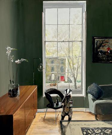 Original Contemporary Humor Painting by Martin Wojnowski