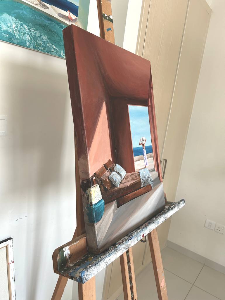 Original Contemporary People Painting by Martin Wojnowski