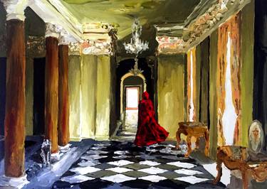 Original Realism Interiors Paintings by Martin Wojnowski