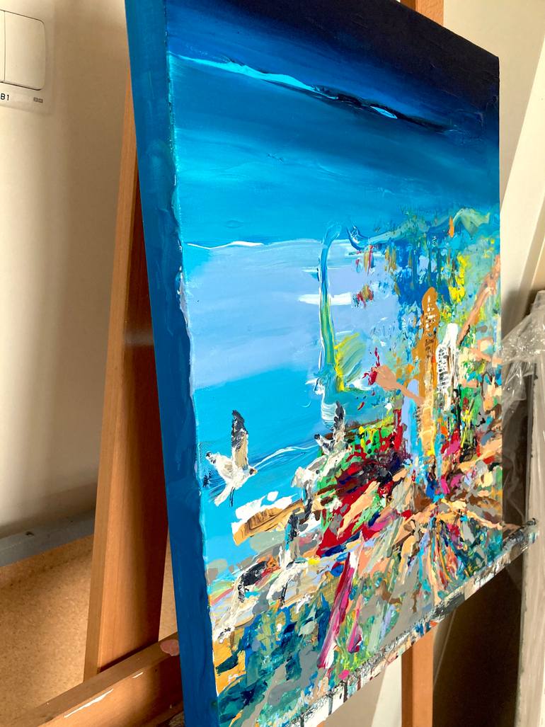 Original Abstract Expressionism Abstract Painting by Martin Wojnowski